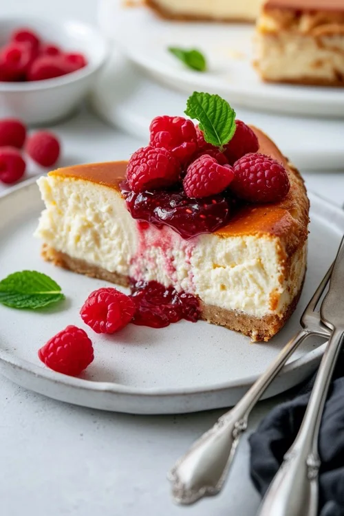 Tarta de queso al baño maria