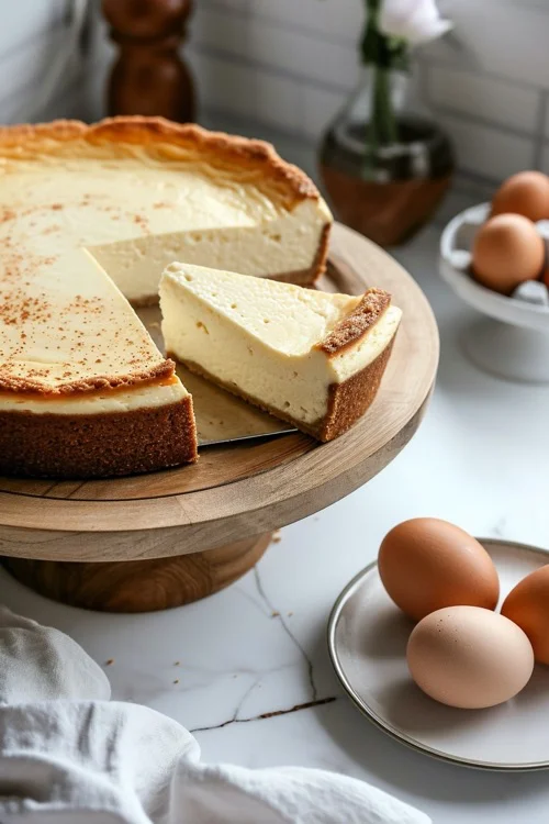 Tarta de queso con requesón