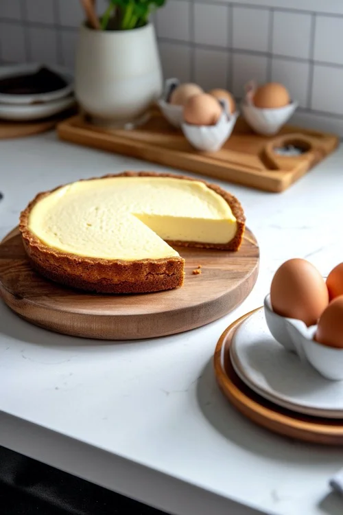 Tarta de queso y chocolate blanco en Thermomix